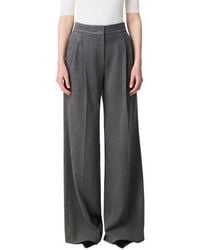 Another Tomorrow - Pleated Trouser - Lyst