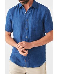 Faherty - Laguna Short Sleeve Linen Shirt - Lyst