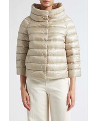 Herno - Sofia Iconic Down Crop Puffer Jacket - Lyst