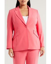 Tahari - One-Button Blazer - Lyst