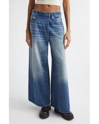 R13 - Nico Wrap Wide Leg Jeans - Lyst