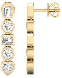Everlee - Multi-Shape Bezel Lab Diamond Drop - Lyst