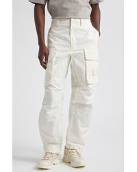 Stone Island - Ghost Loose Fit Weatherproof Cotton Canvas Cargo Pants - Lyst