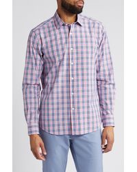 Scott Barber - Bold Plaid Button-up Shirt - Lyst