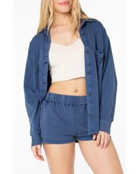 Roxy - Sandpiper Cotton Button-Up Shirt - Lyst