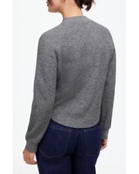 Madewell - Long Sleeve Waffle Knit Crewneck T-Shirt - Lyst