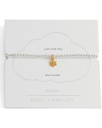 Estella Bartlett - Sienna Flower Beaded Stretch Bracelet - Lyst