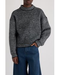 Jacquemus - La Maille Curvo Oversize Mock Neck Sweater - Lyst