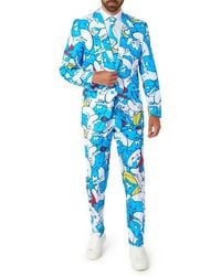 Opposuits - X The Smurfs Slim Fit Two-Piece Suit & Tie Set - Lyst