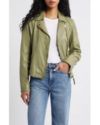 Mauritius - Raizel Leather Moto Jacket - Lyst