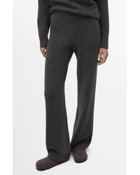 Mango - Knit Pants - Lyst