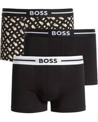 BOSS - Assorted 3-pack Power Stretch Cotton Trunks - Lyst