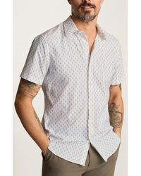 Bonobos - Tech Slim Fit Floral Short Sleeve Performance Button-Up Shirt - Lyst