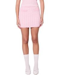 Endless Rose - Plaid Sweater Knit Miniskirt - Lyst