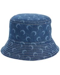 Marine Serre - Moon Denim Bucket Hat - Lyst