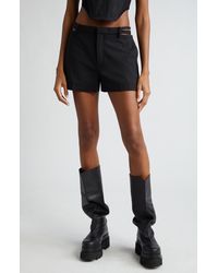 Dion Lee - Gender Inclusive Lingerie Cutout Stretch Wool Shorts - Lyst