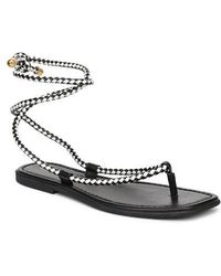 Veronica Beard - Carmina Ankle Wrap Sandal - Lyst
