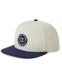 Brixton - Oath Iii Snapback Baseball Cap - Lyst