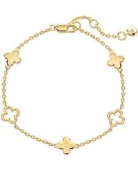 DEVATA - Clover Five-Charm Chain Bracelet - Lyst
