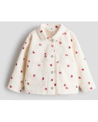 H&M - Patterned Twill Jacket - Lyst