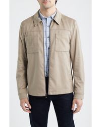 Johnston & Murphy - Faux Suede Jacket - Lyst