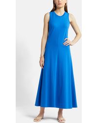 Nordstrom - Sleeveless Cotton Blend Dress - Lyst