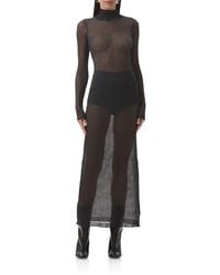 AFRM - Vilas Long Sleeve Sweater Dress With Shorts - Lyst