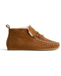 Madewell - The Genuine Shearling Meadow Moccasin Ankle Boot - Lyst