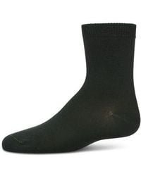 Memoi - Kid's Basic Soft Rayon Crew Socks - Lyst