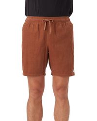 O'neill Sportswear - Stretch Corduroy Drawstring Shorts - Lyst