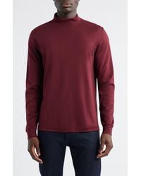 Scott Barber - Pima Cotton Interlock Mock Neck Top - Lyst