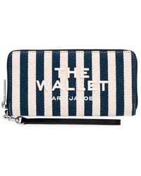 Marc Jacobs - The Stripe Canvas Continental Wallet - Lyst