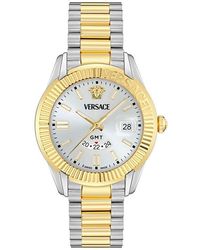 Versace - Apodis Gmt Bracelet Watch, 41Mm - Lyst