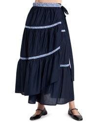 Merlette - X Liberty London Prins Cotton Lawn Wrap Skirt - Lyst