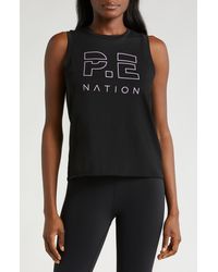 P.E Nation - P. E Nation Shuffle Organic Cotton Tank - Lyst