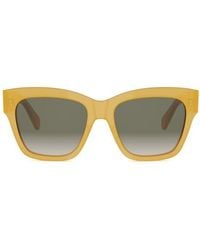 Celine - Triomphe 55Mm Square Sunglasses - Lyst