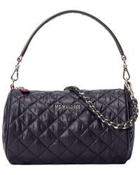 MZ Wallace - Crosby Quilted Nylon Barrel Crossbody Bag - Lyst