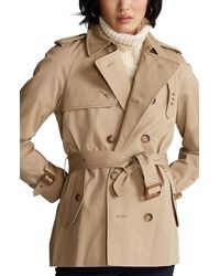 Polo Ralph Lauren - Cotton Twill Trench Jacket - Lyst