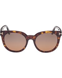 Tom Ford - Moira 53mm Polarized Butterfly Sunglasses - Lyst