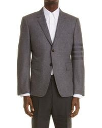 Thom Browne - 4-Bar Wool & Cashmere Flannel Sport Coat - Lyst