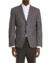 Thom Browne - 4-Bar Wool & Cashmere Flannel Sport Coat - Lyst