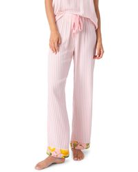 Pj Salvage - In Bloom Stripe Pajama Pants - Lyst