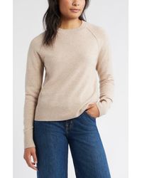 Caslon - Raglan Sleeve Wool & Cashmere Sweater - Lyst
