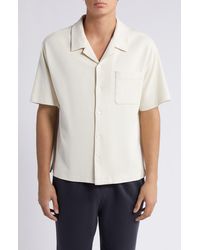 FRAME - Duo Fold Relaxed Short Sleeve Button-up Shirt - Lyst