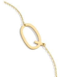 Mint & Lily - Statement Initial Necklace - Lyst