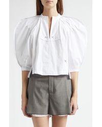 Nackiyé - Odalique Cotton Poplin Top - Lyst
