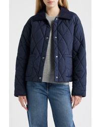Sam Edelman - Quilted Crop Jacket - Lyst