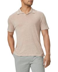 PAIGE - Shelton Johnny Collar Polo - Lyst