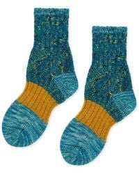 Hansel From Basel - Pixie Dapple Cotton & Wool Blend Crew Socks - Lyst