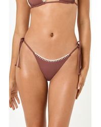 LSPACE - Samba Bitsy Side Tie Bikini Bottoms - Lyst
